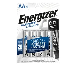 Energizer Ultimate Lithium Batterie - Bleistift AA 4 Stk