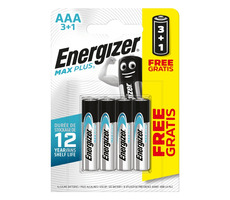 Energizer MAX PLUS Batterie - Micropencil AAA 4 Stück (3+1 gratis)