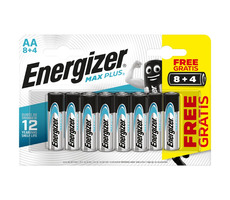 Energizer MAX PLUS Batterie - Bleistift AA 12 Stück (8+4 gratis)