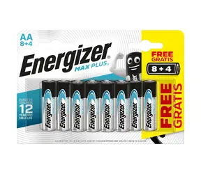 Energizer MAX PLUS Batterie - Bleistift AA 12 Stück (8+4 gratis)