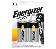 Energizer Alkaline Power Batterie - Kleine Monozelle C 2 Stk