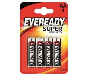 Eveready Super Batterie - Bleistift AA 4 Stück (Blister)