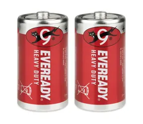 Eveready Batterie - Große Monozelle D 2 Stk