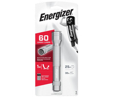 Energizer Metal LED 60lm / Taschenlampe / Nachleuchten: bis zu 30 Meter / 2xAA 