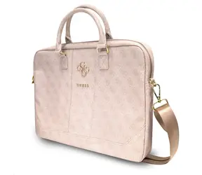 Guess PU 4G Computertasche mit Logo , 15-16 Zoll, pink