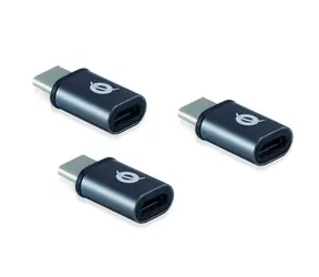 Conceptronic DONN05G OTG-Adapter USB-C (M) auf Micro-USB (F) (3 Stück)