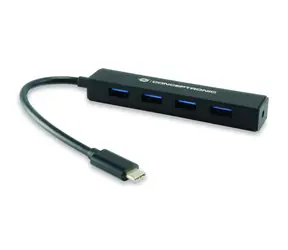 Conceptronic CTC4USB3 USB-C-Hub / 4X USB-A 3.0
