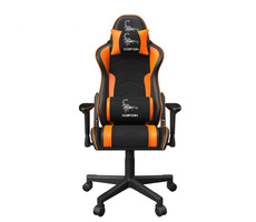 Gembird SCORPION 04 Gamingstuhl orange / Tragkraft 136kg / Neigung bis 160° / 2D / Leder + Mesh