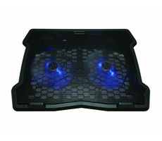 Conceptronic THANA06B Laptop-Kühlpad / für 15,6-Zoll-Laptop / 2x 12,5-cm-Lüfter / USB-Stromversorgung