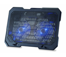 Conceptronic THANA01B Laptop-Kühlpad / für 15,6-Zoll-Laptop / 2x 12,5-cm-Lüfter / USB-Stromversorgung