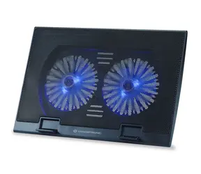 Conceptronic THANA02B Laptop-Kühlpad / für 17" Laptop / 2x 12,5 cm Lüfter / USB-Stromversorgung