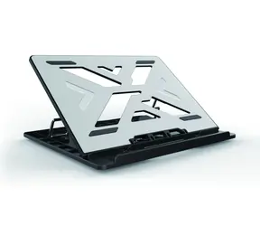 Conceptronic THANA03G ergonomisches Laptoppad silber / für 15,6" Laptop / 7 Positionen 