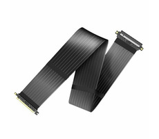 Akasa Riser Black XL schwarz / Premium PCIe 3.0 x 16 Riser-Kabel 100 cm 