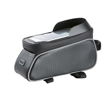 Forever wasserdichte Fahrradtasche mit abgedeckter Handyhülle Modell 02 schwarz