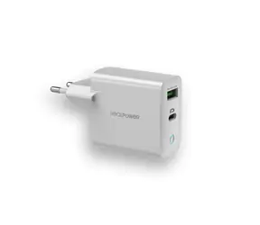 RealPower PC-20 / Ladegerät 20W mit USB und USB-C PD