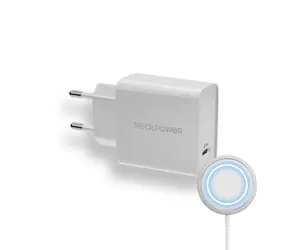 RealPower PC-MagSet / Ladegerät 20W mit USB-C PD und Magnetpad