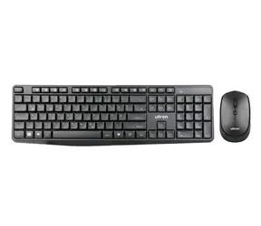 Ultron UMC300 schwarz / Kabellose Tastatur + Maus / 2,4 GHz