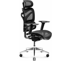 Diablo V- Commander schwarz / ergonomischer Stuhl / verstellbar / Netz / rollende Räder / Tragfähigkeit 200 kg