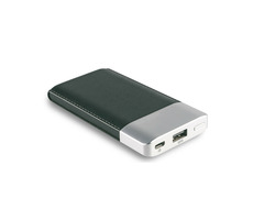 RealPower PB-4000 FASHION schwarz / Powerbank 4000 mAh / USB / 5V / 2A