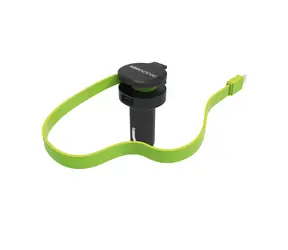RealPower 257637 L USB-Ladegerät mit Autokabel schwarz / 2x USB/ 2400 mA