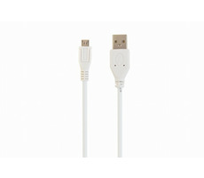 Gembird Micro-USB-Kabel 1,8 m weiß / USB-A (M) - Micro USB (M)