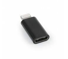 Gembird Adapter Lightning (M) - USB-C (F) schwarz
