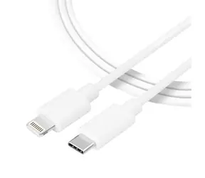 Tactical Smooth Thread- Cable USB-C - Lightning 0,3 m weiß