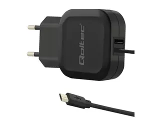 Qoltec 50189 Netzteil 17W | 5V | 3,4A | USB + Micro-USB