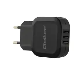 Qoltec 50191 Netzteil 17W | 5V | 3,4A | 3xUSB