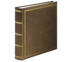 HAMA LONDON 30x30 cm braun / klassisches Album / 80 Seiten 