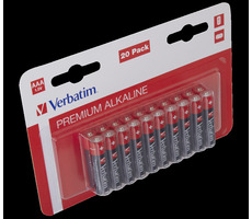 Verbatim Alkalibatterie AAA (LR03) 20 Stk