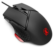 Niceboy ORYX M410 Gravity schwarz / Optische Gaming-Maus / 12.000 DPI / USB / Hintergrundbeleuchtung / 1,5 m