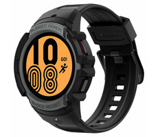 Spigen Rugged Armor Pro Schutzhülle + Armband für Samsung Galaxy Watch 4 40 mm grau