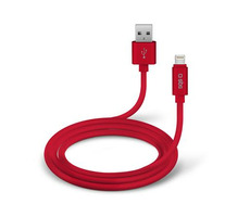 SBS Polo Silikonkabel USB - Lightning 1m rot / MFI