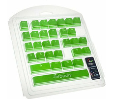 Ducky Rubber Set Double-Shot Tastenkappen grün / 31 Tasten