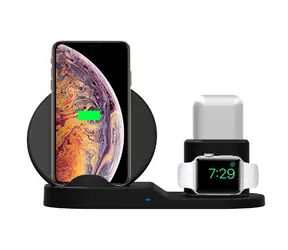 OEM 3in1 kabelloses Ladegerät für Apple Watch und Airpods / 15W / Qi