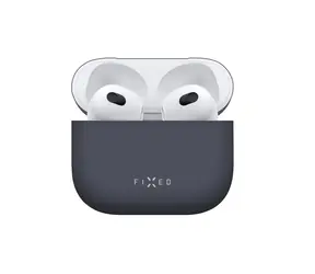 FIXED Silky Ultradünne Silikonhülle für Apple Airpods 3 blau