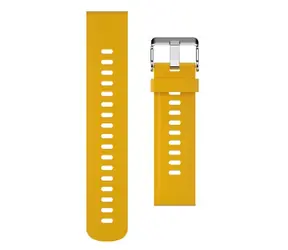 Aligator Silikonarmband 22mm gelb