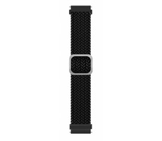 Aligator Textilarmband 22mm schwarz