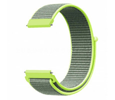Aligator Nylonarmband 22 mm Limette