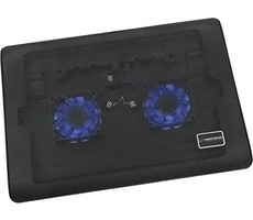 Esperanza EA144 schwarz / Kühlpad für NTB 15,6" / 2x Lüfter