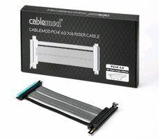 CableMod PCI-e 4.0 Riser - 22 cm / PCI-E 90° gebogen