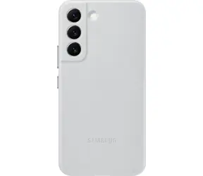 Samsung Lederrückseite für Samsung Galaxy S22 grau