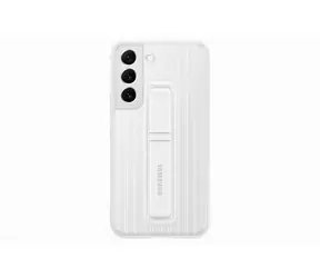 Samsung Harte Schutzhülle mit Ständer für Samsung Galaxy S22 PLUS weiß