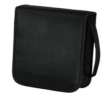 HAMA CD Wallet Nylon 40 Hülle schwarz