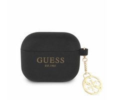 Guess 4G Charm Silikonhülle für Airpods 3 schwarz