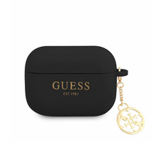 Guess 4G Charm Silikonhülle für Airpods Pro schwarz