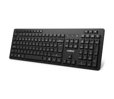Niceboy K10 schwarz / kabellose Tastatur / CZ&SK-Layout / 2,4 GHz USB-Dongle / 2x AAA