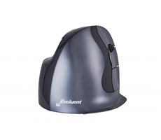 Evoluent Wired VerticalMouse D grau-schwarz (S) / Ergonomische Maus / USB / nur für Rechtshänder