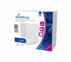 MediaRange Transparente CD-Jewelcases für 2 Discs (5 Stück)